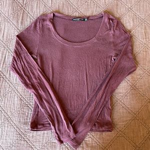 Brandy Melville Maroon Shirt Size OS